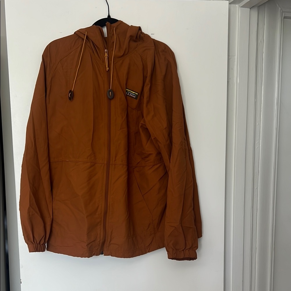 LL Bean hooded wind breaker